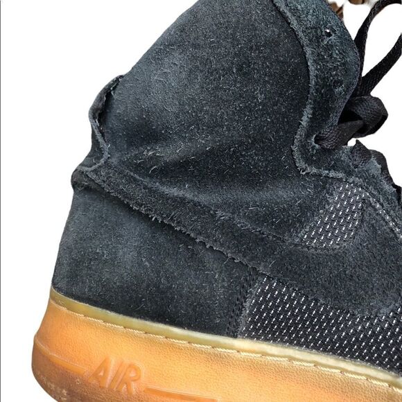 RARE 2016 Nike Air Force 1 High 07 LV8 Black Gum Size 12 - Picture 6 of 16